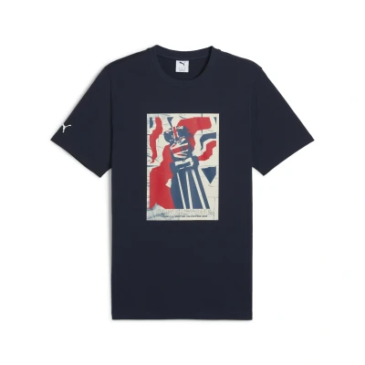 Abbildung von Puma Tshirt print, Größe: XL, Deep navy