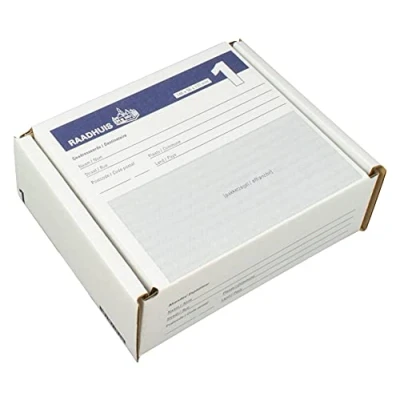 Abbildung von Raadhuis Mail Box Versandschachtel, Format 1: 146x131x56mm, 5 Stück Faltkarton für versand mit GLS, DPD, DHL RD 351118