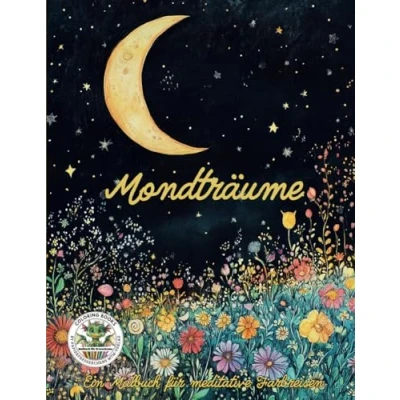 Abbildung von Mondträume Ein Malbuch für meditative Farbreisen: Erwachsene mit mehr als 50 Ausmalbildern Entspannung, Achtsamkeit und Stressabbau: ... Kreativität
