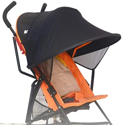 Abbildung von BAYINBROOK Universal Sonnenschirm, Sonnenverdeck, Sonnenschutz Markise Sonnensegel, Schatten Baldachin für Kinderwagen und Buggy (Basic)