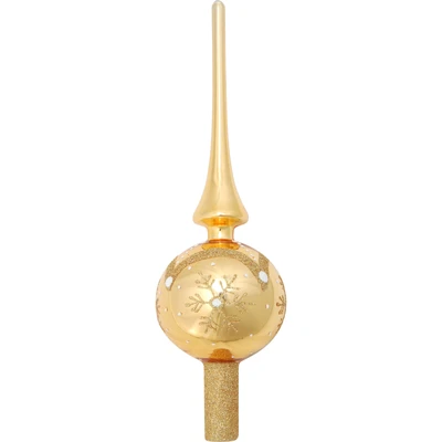 Abbildung von Krebs Glas Lauscha Christbaumspitze &quot;KGL03336, Weihnachtsdeko, Christbaumschmuck&quot;, (1 tlg.), aus Glas, mit Dekor