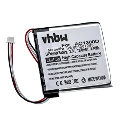 Abbildung von vhbw 1x Akku kompatibel mit Angelcare AC1300 Elterneinheit Babyphone Babytalker (1200 mAh, 3,7 V, Li Polymer)