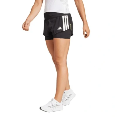 Abbildung von adidas Performance Adizero 2in1 GEL Pocket Shorts, Damen, Größe: Small, Black