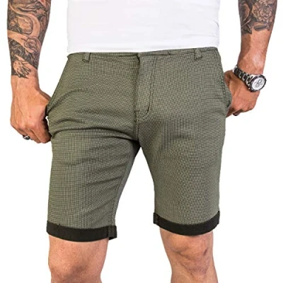 Abbildung von Rock Creek Designer Chino Shorts Herren Short Sommerhose Elegant Bermuda Kurz Herrenhose Anzugsshorts Herrenshorts Bermudas RC 2204 Grün W33