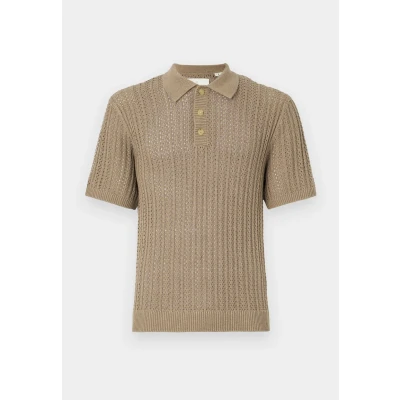 Abbildung von Jack &amp; Jones Premium Jprccjoel Poloshirt, Herren, Größe: Small, Greige