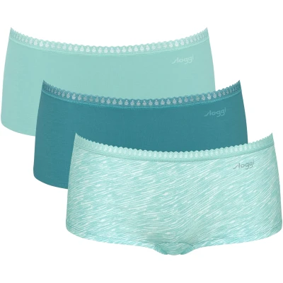 Abbildung von sloggi Panty GO Crush Short C3P (Packung, 3 St) Spitzendetails