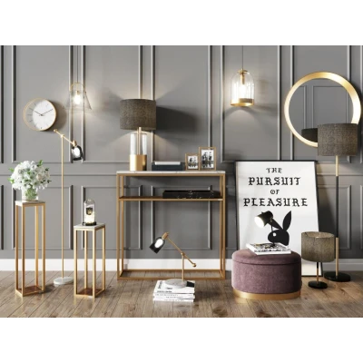 Abbildung von PLAYBOY schicke Schale 59x21cm, goldene Dekoschale, Blatt, Obstschale, Dekoteller, Retro Design für alle Wohnräume, Clubstil, gold