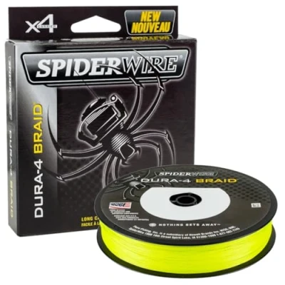 Abbildung von Spiderwire Dura 4 Braid 150m 0.35mm/35.0kg 77lbs Yellow Geflochtene Schnur