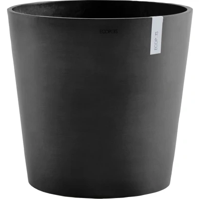 Abbildung von ECOPOTS Blumentopf &quot;AMSTERDAM Dark Grey&quot;, BxTxH: 50x50x43,8 cm, mit Wasserreservoir