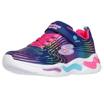 Abbildung von Skechers WAVY Beams Sneaker low black/multicoloured für Kinder, Größe: 27, Black/multi coloured Schuhe