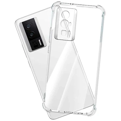 Abbildung von mtb more energy® Case Soft Armor kompatibel mit Xiaomi Poco F5 Pro verstärkte Ecken Kameraschutz 1,5mm TPU Schutz Hülle Cover Handyhülle