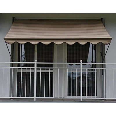 Abbildung von Angerer Freizeitmöbel Klemmmarkise beige, Ausfall: 150 cm, versch. Breiten