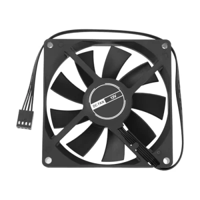 Abbildung von the Lord of Tools 1PC 4Pin Computergehäuselüfter Kompatibel mit NOCTUA CHROMAX NF A9x14 HS PWM SSO2 Lager 2500RPM 91,8x91,8x15,6mm PC Lüfter Schwarz