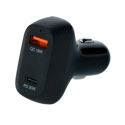Abbildung von CARPOINT 0517077 KFZ Ladekabel für Handys Quick Charging (QC), Power Delivery (PD)