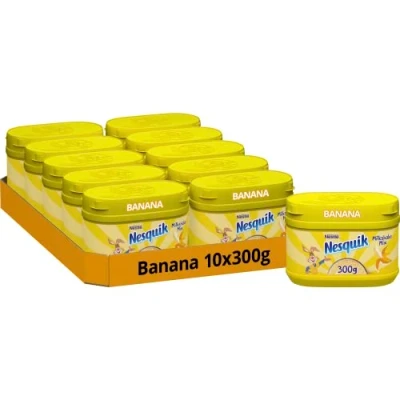 Abbildung von Nesquik Bananengeschmack Milkshake Pulver 300g (5er Pack)