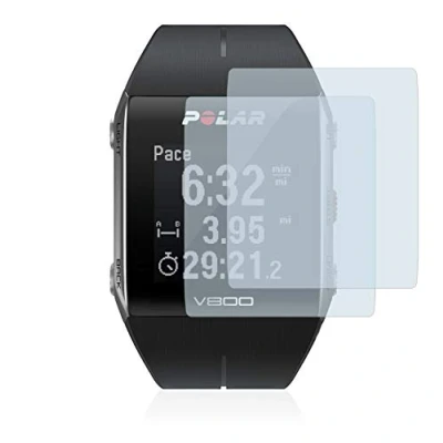 Abbildung von BROTECT 2 Stück Full Cover Schutzfolie für Polar V800 HR Screen Displayschutz Folie [3D Curved, Anti Fingerprint, Kristall Klar]