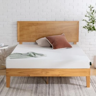 Abbildung von Zinus Konventionelle Matratze Bett, Memory Schaum, weiß, 150 x 190 cm