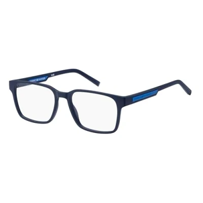 Abbildung von Tommy Hilfiger Herren TH 2093 FLL Rahmen von BRILLEN Bio Polyamid Blau undurchsichtig Quadratisch