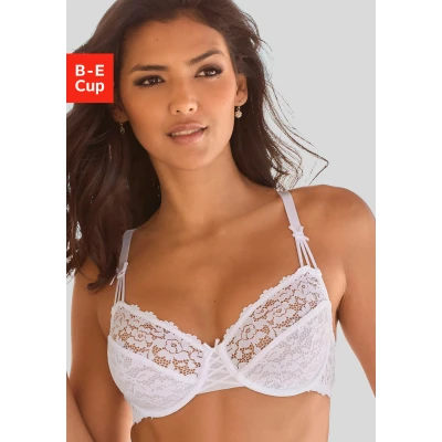 Abbildung von Lascana WIRE BRA trägerloser/variabler BH, Damen, Größe: 100D, White