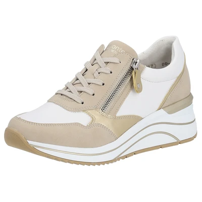 Abbildung von Remonte Keilsneaker, Freizeitschuh, Halbschuh, Schnürschuh, Logoschriftzug an der Zunge