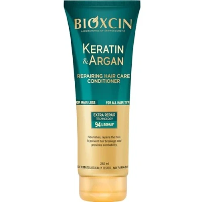 Abbildung von Bioxcin Keratin &amp; Argan Repairerendes Haar Pflegespülung Hair Care Conditioner Tiefenreparatur Anti Haarbruch Biocomplex B11 für alle Haartypen 250ml