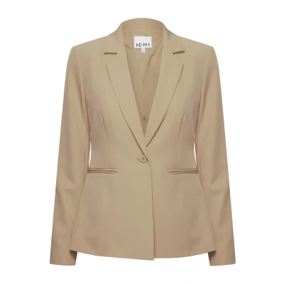 Abbildung von ICHI Ixlexi BL Blazer, Damen, Größe: 44, Tannin