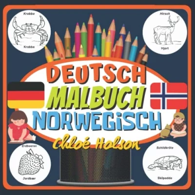 Abbildung von DEUTSCH NORWEGISCH MALBUCH: ZWEISPRACHIGES MALBUCH FÜR KINDER, LERNEN, AKTIVITÄTSBUCH UKRAINISCH KINDERBUCH ANGFÄNGER