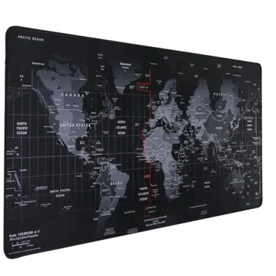 Abbildung von Hosimoln Gaming Mauspad, Extended Mouse Pad Größe 90x40CM Dicke2MM,Premium strukturiertes rutschfestes und wasserdichtes Computer Mousepad mit genähten Kanten für Gaming/Office/Home 90x40 Hmap
