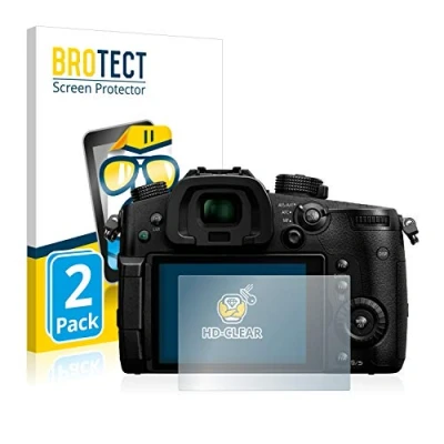 Abbildung von BROTECT (2 Stück Schutzfolie für Panasonic Lumix DC GH5 / GH5S Displayschutz Folie Ultra Klar