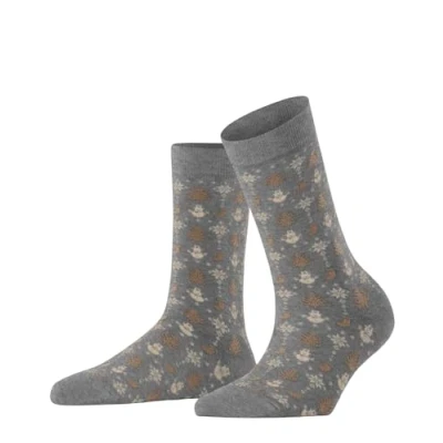 Abbildung von Falke Merry Party Socken, Damen, Größe: 39 42, Light greymel