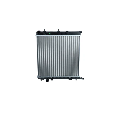 Abbildung von NRF 50430A Kühler, Motorkühlung Aluminium 415 380 23 FULL KIT Kühlrippen mechanisch gefügt CITROËN: C2 Schrägheck, C3 Pluriel, I Schrägheck