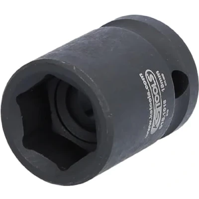 Abbildung von KS TOOLS 515.1018 E Kraft Stecknuss 38 18,0 12,5 (1/2&quot;) Sechskant