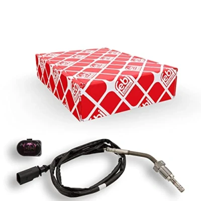Abbildung von FEBI BILSTEIN 100800 Sensor, Abgastemperatur nach Abgasturbolader VOLKSWAGEN: Polo V Schrägheck, SKODA: Fabia 2 Combi, Roomster