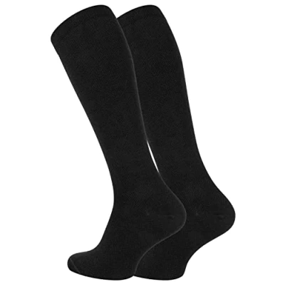 Abbildung von Cotton Prime STÜTZ UND Reise MIT Kompressionseffekt Kniestrümpfe, Größe: 35 38, Schwarz