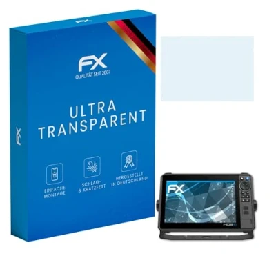 Abbildung von atFoliX Schutzfolie kompatibel mit Lowrance HDS Pro 10 Folie, ultraklare FX Displayschutzfolie (3X)