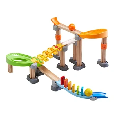 Abbildung von HABA KULLERBÜ Knikkerbaan Melodious Dominoes Murmelbahn für Kinder, Größe: One Size, Multi coloured
