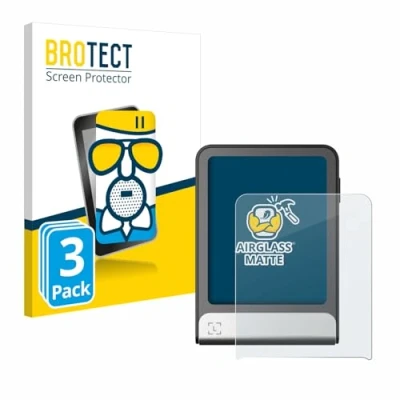 Abbildung von BROTECT Entspiegelungs Schutzglas für Ledger Flex (3 Stück) Schutz Folie Panzerfolie Glas Matt [Extrem Kratzfest 9H, Anti Reflex, Fingerprint]