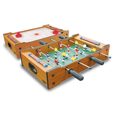 Abbildung von Carromco Mini Tischkicker Multispiel Tischauflage Flip XW 2in1 (1 tlg), Fußball und Airhockeytisch