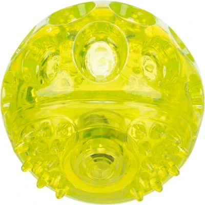 Abbildung von TRIXIE Wasserspielzeug Blinkball, thermoplastisches Gummi (TPR), schwimmt, Durchmesser: 7,5 cm / Farbe: lime