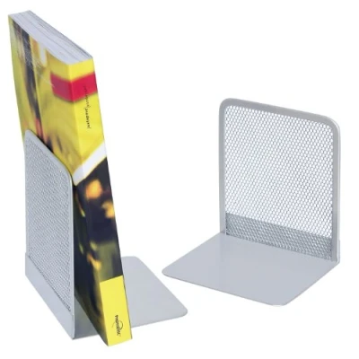 Abbildung von Wedo 651254 Buchstützen Office (2er Set, Drahtmetall) silber