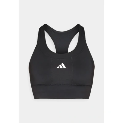 Abbildung von adidas Performance RUN BRA Sportbh mit mittlerer Stützkraft, Damen, Größe: LxA B, Black