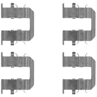 Abbildung von HELLA 8DZ 355 204 661 Zubehörsatz, Scheibenbremsbelag HYUNDAI: i10 I, II Limousine, KIA: Picanto I