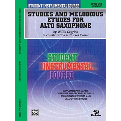 Abbildung von Studies and Melodious Etudes for Alto Saxophone: Level One (Elementary) (Student Instrumental Course)