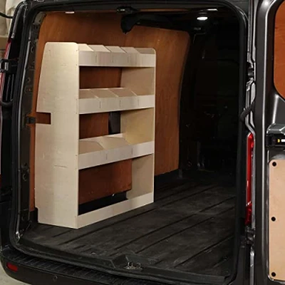 Abbildung von Vanify Kompatibel mit Ford Transit Custom L1 2012+ Fahrzeugeinrichtung Fahrzeugregale, Fahrerseite hinten Regal