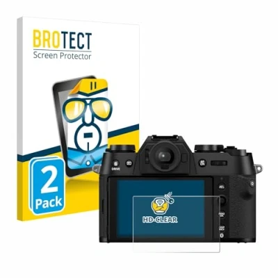 Abbildung von BROTECT (2 Stück Schutzfolie für Fujifilm X T50 Displayschutz Folie Ultra Klar
