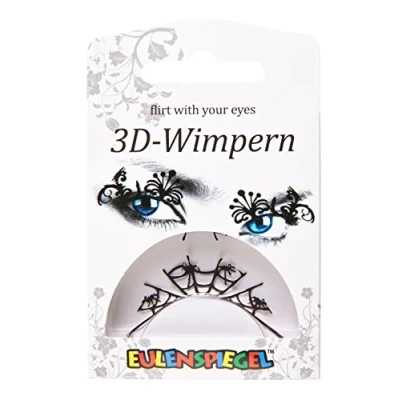 Abbildung von EULENSPIEGEL Wimpern 3D Black Spider schwarz aus Papier