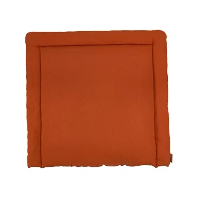 Abbildung von KraftKids Wickelauflage in Doppelkrepp Rot Herbstrot, Wickelunterlage 60x70 cm (BxT), Wickelkissen