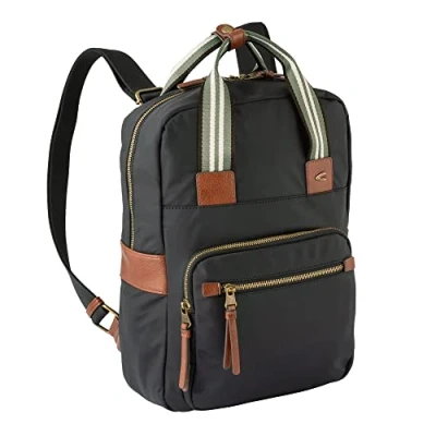 Abbildung von camel active Bari Damen City Rucksack Backpack, 14 L Schwarz