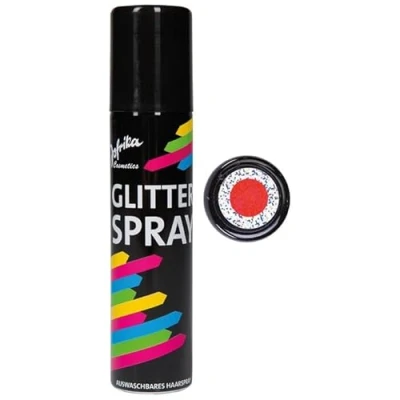 Abbildung von NEU Color Glitter Haarspray, 100ml, rot