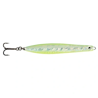 Abbildung von Savage Gear Seeker ISP Meerforellenblinker, Farbe:Fluo UV Green Yellow, Länge/Gewicht:9.8cm / 23g